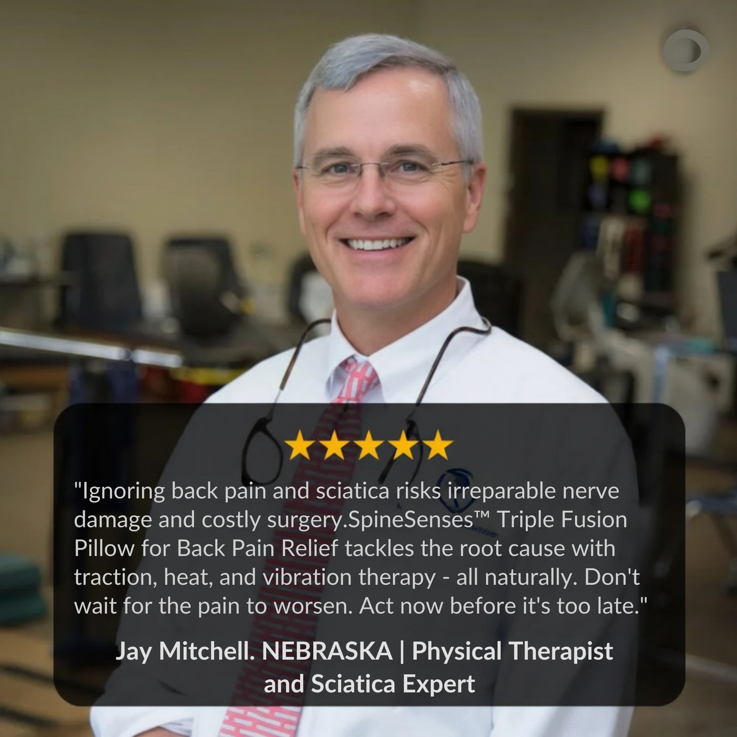 SpineSenses™ Triple Fusion Pillow for Back Pain Relief
