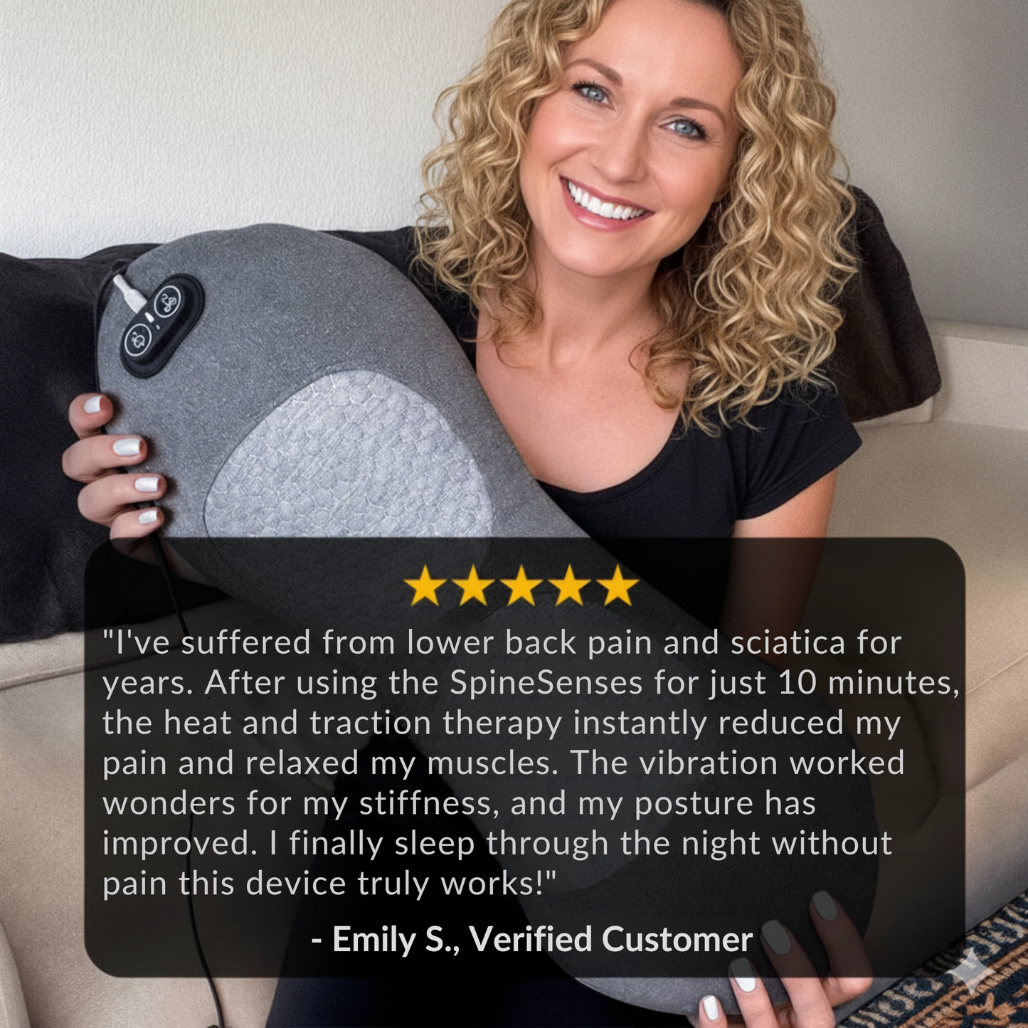 SpineSenses™ Triple Fusion Pillow for Back Pain Relief