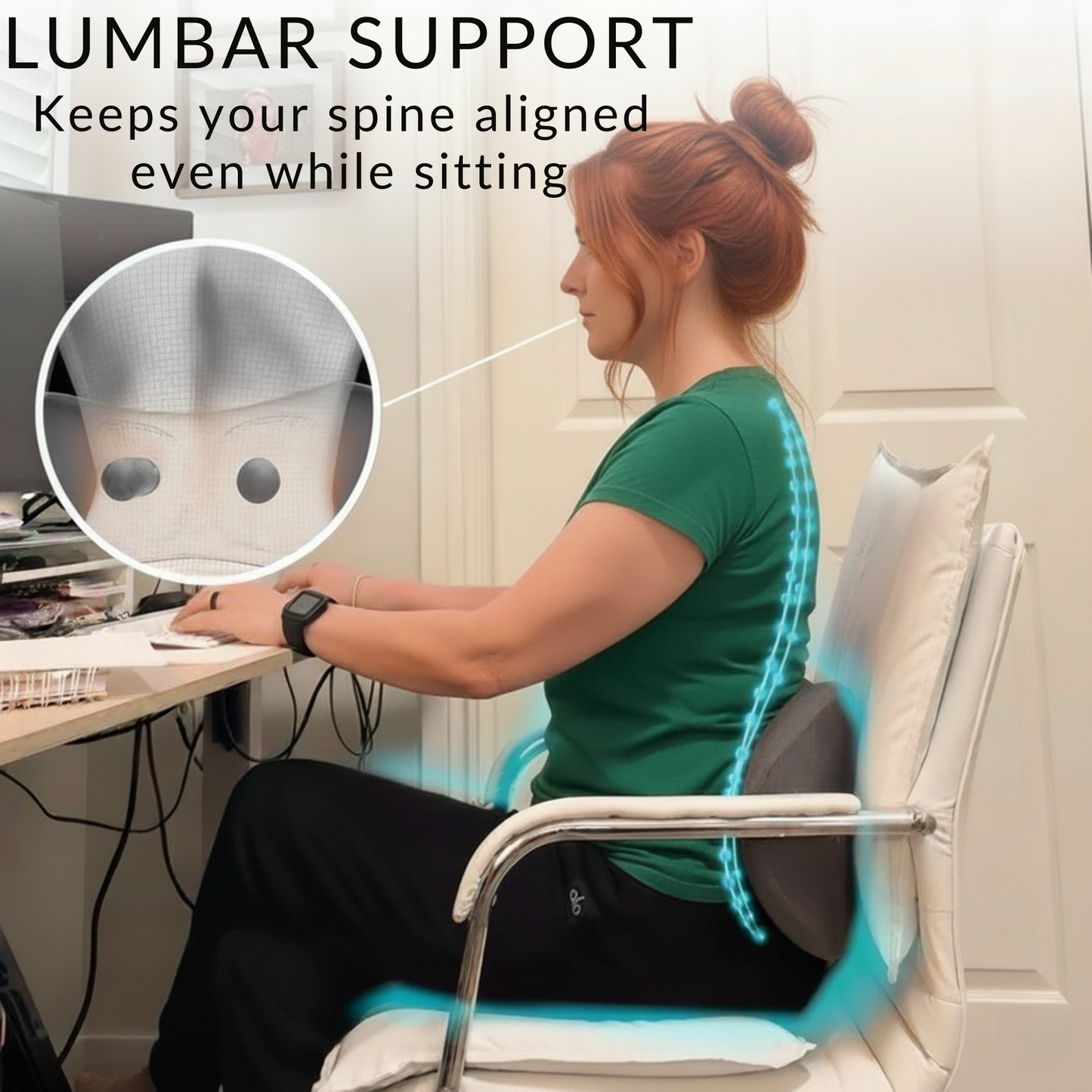 SpineSenses™ Triple Fusion Pillow for Back Pain Relief