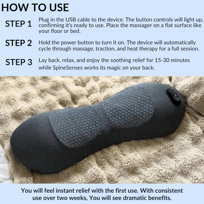 SpineSenses™ Triple Fusion Pillow for Back Pain Relief